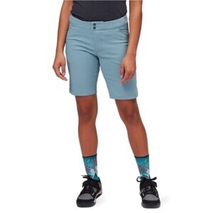 Showers Pass Cross Country Short Smoke Blue Velcro Waist Cycling Biker-12